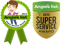 Angie's List 2012 & 2013 Award